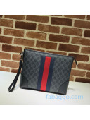 Gucci GG Black Men's Pouch Bag ‎523603 2020