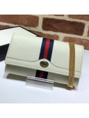 Gucci Ophidia Leather Chain Wallet 546592 White 2019