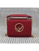 Fendi Kan I F Small Shoulder Bag Red 2019