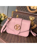 Louis Vuitton LV Pont 9 Shoulder Bag in Smooth Leather M57325 Pink 2020