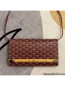 Goyard Clutch Bag 020176 Burgundy 2021