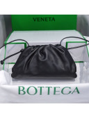 Bottega Veneta The Mini Pouch Soft Clutch Bag in Black Calfskin 2020 585852