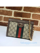 Gucci Ophidia GG Canvas Chain Mini Bag 602676 Brown 2020