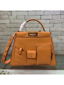 Fendi Peekaboo Mini Pocket  Orange 2019