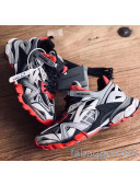 Balenciaga Track 4.0 Tess Trainer Sneakers Grey/Red 2020 (For Women and Men)