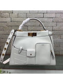 Fendi Peekaboo Regular Pocket White 2019