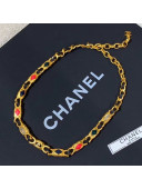 Chanel Stone Choker Necklace AB3017 2019