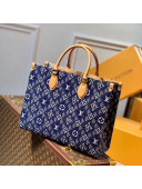 Louis Vuitton Since 1854 OnTheGo MM Tote Bag M57396 Blue 2021