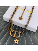 Dior CD Necklace Aged Gold 03 2021