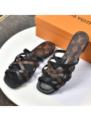 Louis Vuitton Revival Strap Flat Slide Sandals Monogram Canvas 2021