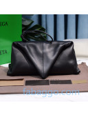 Bottega Veneta BV Trine Lambskin Clutch Black 2020