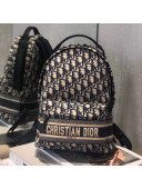 Dior Small Diortravel Original Blue Oblique Canvas Backpack 2019