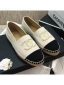 Chanel Denim Espadrilles G29762 White 2021