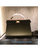 Fendi Peekaboo ISeeU East-West Bag in Green Leather 2020