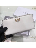 Dior Dio(r)evolution Zip Around Wallet  White 2018