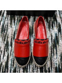 Chanel Espadrilles G34431 Red/Black 2019