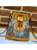 KAI x Gucci GG Beer Print Mini Bucket Bag 660304 2021 