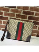 Gucci GG Black Men's Pouch Bag ‎523603 Beige 2021