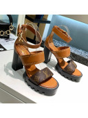 Louis Vuitton Star Trail Sandals Brown Leather 2021