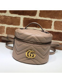 Gucci GG Marmont Mini Round Backpack 598594 Nude 2019