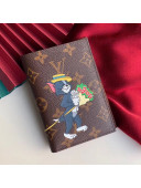 Louis Vuitton Monogram Canvas Tom and Jerry Print Passport Cover M64411 2019