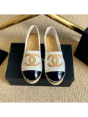 Chanel Lambskin Espadrilles G33553 White 2021