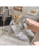 Miu Miu Sequins Pumps 8.5cm Silver 2022 