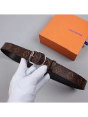 Louis Vuitton Monogram Canvas Belt 30mm with D Buckle 2019