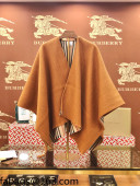 Burberry Cashmere Cape/Shawl Brown 2021 110251