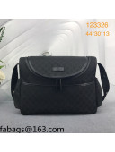 Gucci GG Canvas Mummy Bag 123326 All Black 2021