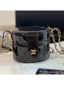 Chanel Patent Calfskin Small Clutch with Chain AP1573 Black 2020