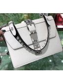 Prada Elektra Leather Shoulder Bag 1BA179 White 2018