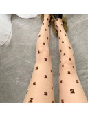 Burberry TB Mesh Tights Nude 2020