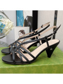 Gucci Open Toe Sandal Black 2021