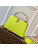 Louis Vuitton Capucines BB Bag M57518 Fluorescent Yellow 2021