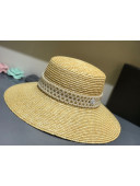 Maison Michel Straw Wide Brim Hat MM01 2021