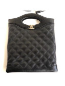 Chanel Black Calfskin Chanel 31 Pouch 2019