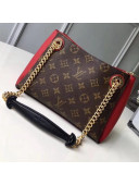 Louis Vuitton Monogram Canvas and Grained Calf Leather Surene BB Bag Cherry 2018