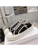 Dior Walk'n'Dior Canvas Sneakers Black 2022 S06W