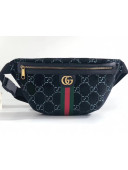 Gucci GG Velvet Belt Bag 574968 Black 2019