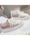 Dior DIOR-ID Sneakers in Pink Gradient and Reflective Technical Fabric 2021