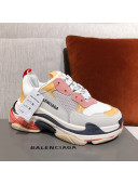 Balenciaga Triple S Sneakers White/Yellow 2021 05 (For Women and Men)