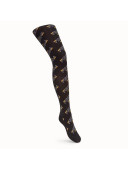 Fendi Mania Logo Tights Black 04 2019