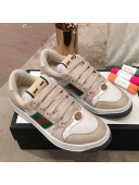 Gucci Screener GG Low-top Sneaker Light Grey 2019 (For Women and Men)