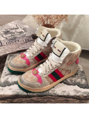 Gucci Screener GG High-top Sneaker Pink 2019 (For Women and Men)