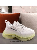 Balenciaga Triple S Sneakers White/Green 2021 13 (For Women and Men)