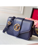 Louis Vuitton LV Pont 9 Shoulder Bag M56454 Navy Blue 2021