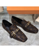 Louis Vuitton Bahia Monogram Canvas Flat Loafers 2021