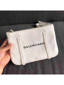 Balen...ga Everyday Calfskin Cross Body Bag White 2018