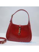 Gucci Jackie 1961 Leather Small Hobo Bag 636709 Red 2020